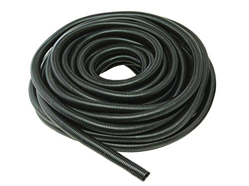 Kable Kontrol 1/4" 10ft Split Wire Loom Tubing - Black Conduit Cover