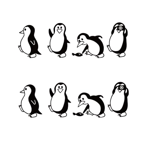 Penguin Wall Stickers: Removable Art for Home Decor