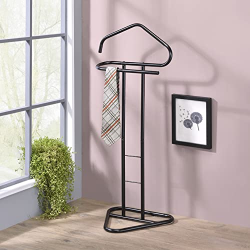 Kalblins Metal Clothing Wardrobe Suit Valet Rack Stand