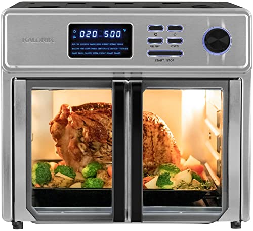 R.W.FLAME 26.4QT Air Fryer Oven, 2 in 1 Toaster Oven Combo, – Deal Supplies