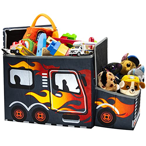 KAP Toy Box - Interactive Light-up Racing Truck Storage Bin