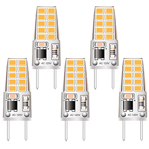 Kapata 5 Pack G8 LED Bulb - Energy-efficient Under Cabinet Lighting