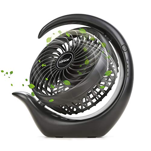KARECEL Rechargeable Fan - Portable and Powerful