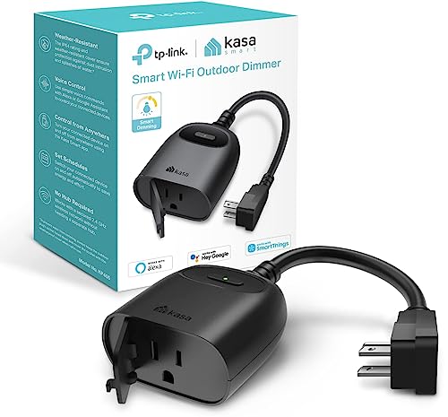 Kasa Smart Outdoor Dimmer: Alexa & Google Compatible