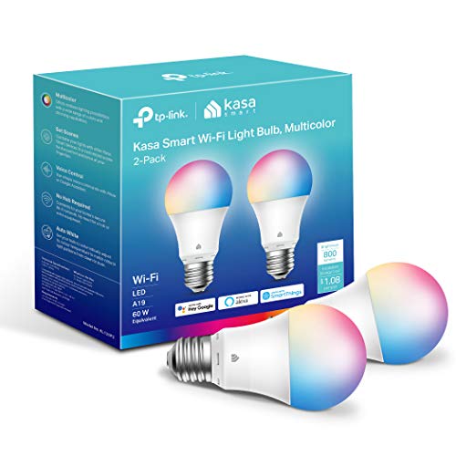 Kasa Smart Full Color Changing WiFi Bulbs 2-Pack