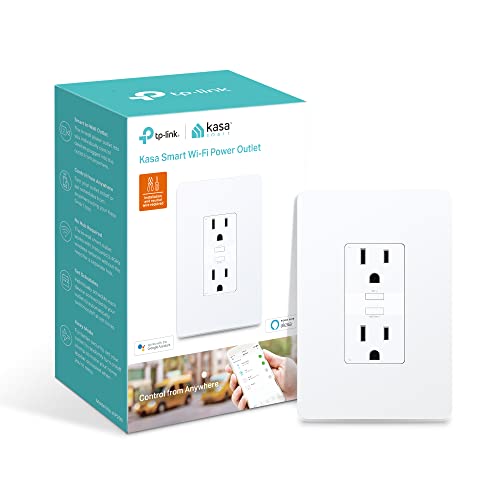 Kasa Smart Plug KP200: In-Wall Wi-Fi Outlet for Smart Home