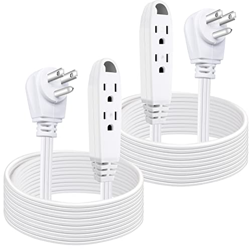 Kasonic 6ft 3 Outlet Extension Cord 2 Pack