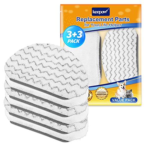 KEEPOW Steam Mop Pads for Bissell Powerfresh