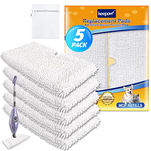 KEEPOW Steam Mop Replacement Pads