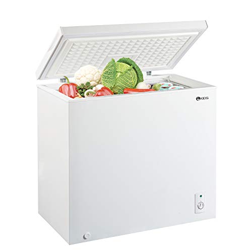 7.0 cu ft Top Chest Freezer with Adjustable Thermostat and Storage Basket