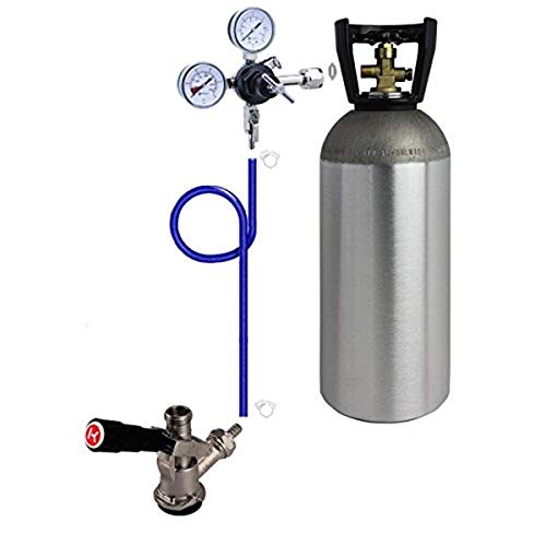 Kegco DDK10 Commercial Direct Draw Kit with 10 lb. CO2 Tank