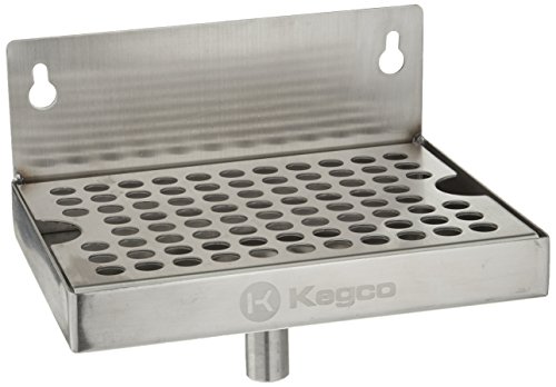 Kegco KC DP-64-D Drip Tray, 6", Stainless Steel