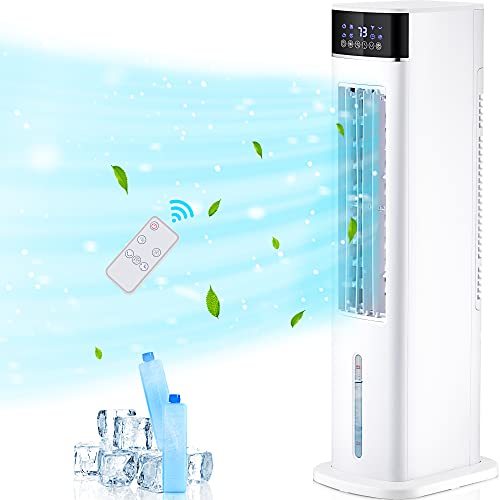 Portable Evaporative Air Cooler with 80° Oscillation