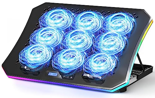 KeiBn Upgraded Laptop Cooling Pad with RGB Lights