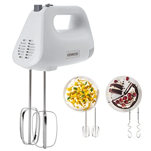 Kenwood Hand Mixer, 5 Speeds, Stainless Steel Kneaders and Beaters