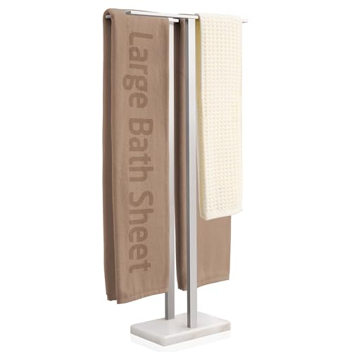 KES Standing Towel Rack - Stylish and Stable Bathroom Storage