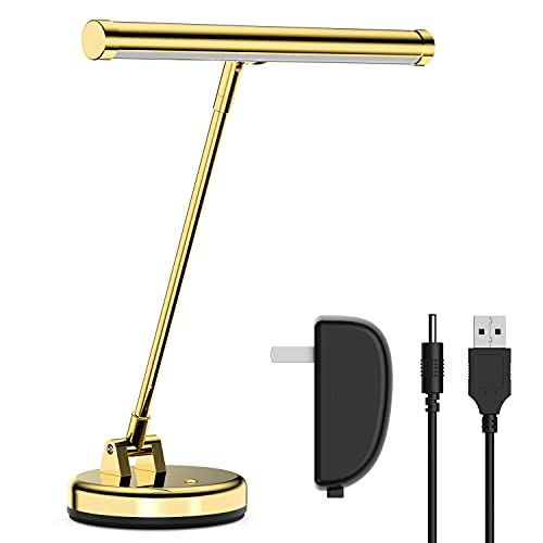Kesito LED Piano Desk Lamp - Warm Light (Gold)
