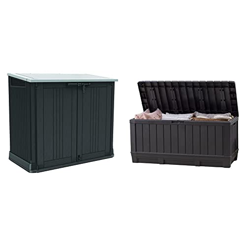 Keter Storage Shed & Deck Box Combo
