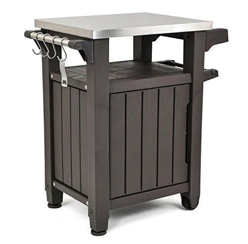 Keter Unity Outdoor Table and Storage Cabinet