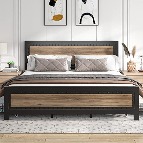 Keyluv Queen Size Bed Frame 51YHwaTnECL 
