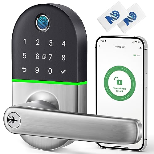 Keypad Door Lock with Keyless Entry and Fingerprint Biometrics