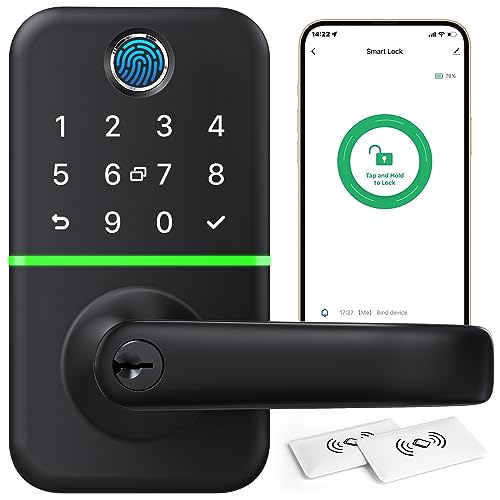 Keypad Smart Door Lock with Handle: Kucacci Keyless Entry Door Lock