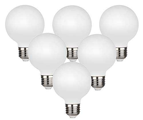 KGC LED Edison Globe Light Bulb 6 Pack