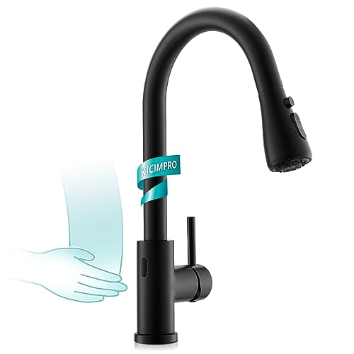 Kicimpro Black Touchless Kitchen Faucet