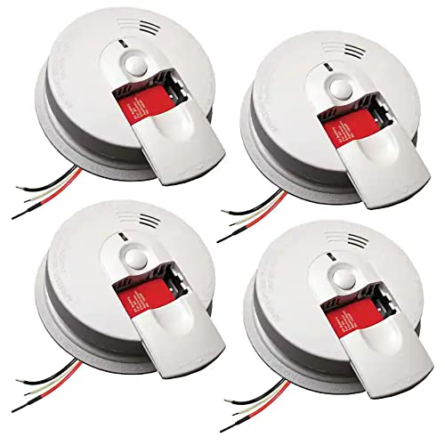 Kidde i4618AC Smoke Alarm, 4 Pack