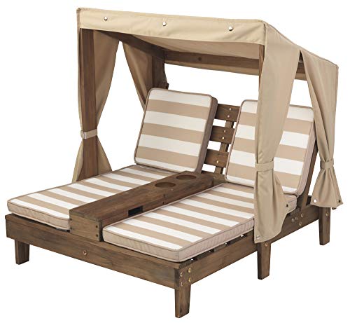 KidKraft Wooden Outdoor Double Chaise Lounge
