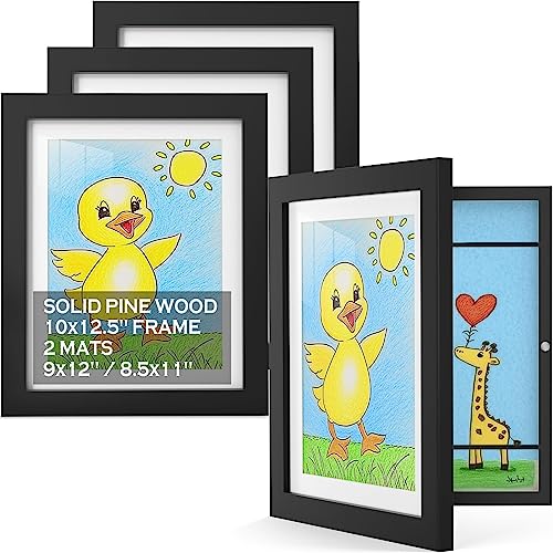 Kids Art Frames - Display 8.5x11 or 9x12 with Mat
