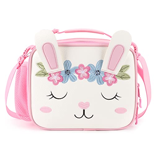 Kids Bunny Lunch Box with Water Bottle Holder