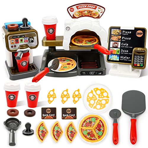 Kids Coffee Playset with Cash Register - Pretend Play Store