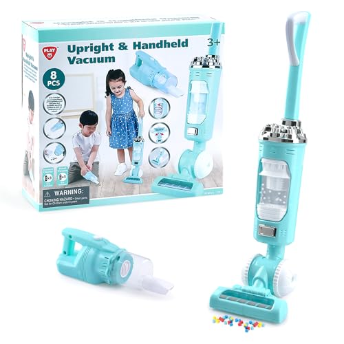 PLAY Kids Vacuum Set: Pretend Household Toy with Sound Effects for Ages 3+"
