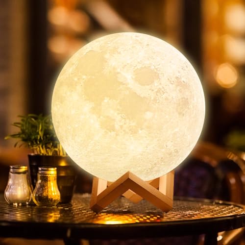 KIFACI Rechargeable Moon Lamp