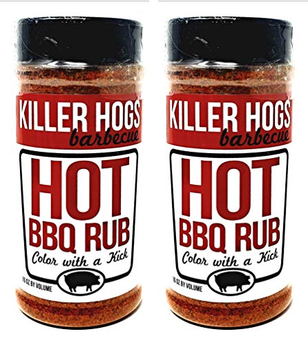 Killer Hogs Hot BBQ Rub - Pack of 2 Bottles