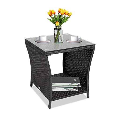 Kinbor Outdoor Square Side Table