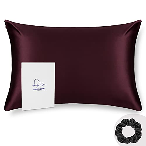 King Silk Pillowcase and Random Color Scrunchie Gift Set