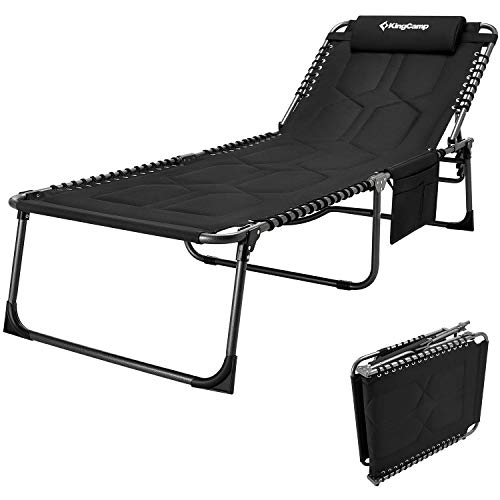 KingCamp Foldable Chaise Lounge Chair