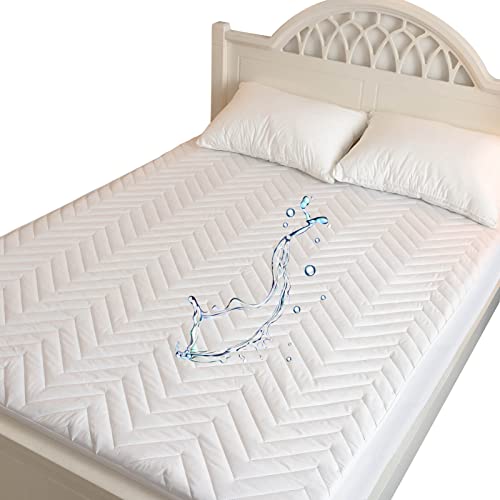 Kingnex Waterproof Quilted Twin XL Mattress Protector