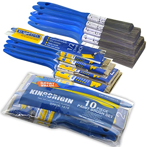 KingOrigin 10 Piece Paint Brush Set