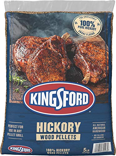 Kingsford 100% Hickory Wood Pellets - Authentic Wood-Smoked Flavor
