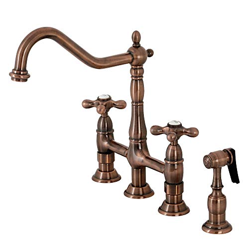 Kingston Brass Heritage Bridge Kitchen Faucet