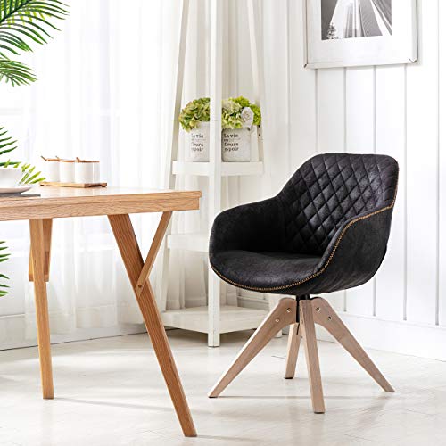 KINWELL Swivel Armchair, Modern Home Office Chair