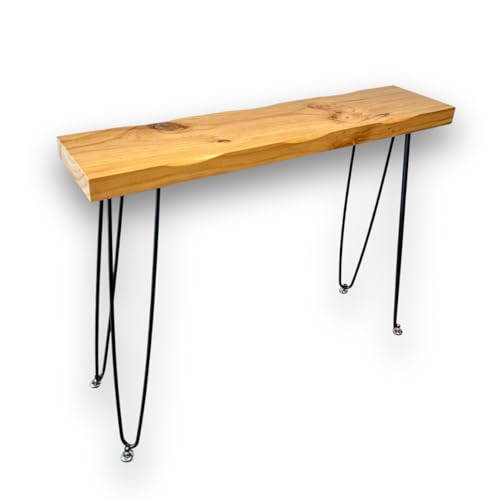 Kirpi Natural Wood Entryway Console Table