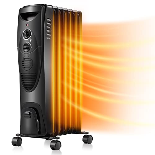 Kismile Portable Electric Heater with 3 Heat Settings