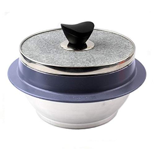 Close Up Image of Large Korean Traditional Ceramic Rice Cooker with Smoke  Coming Out. Korean Stone Pot Stock Image - Image of history, basket:  175243817