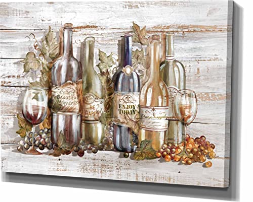Large Canvas Wall Art for Vintage Kitchen Decor