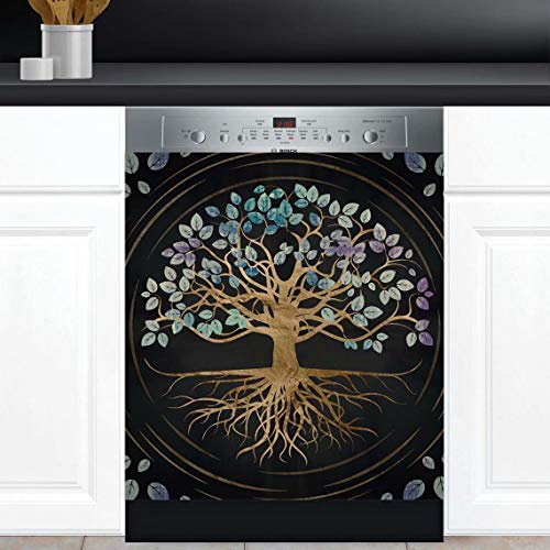 Tree of Life Magnetic Dishwasher Cover - 23x26" - MLGB