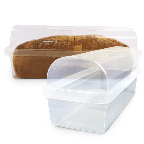 Kitchen Discovery Bread Box Container - Preserve Bread Up To 5 Days